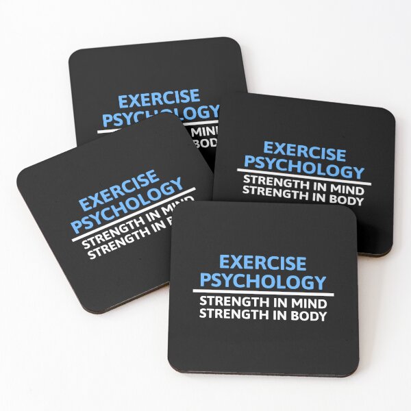 Item preview, Exercise Psychology. Strength In Mind, Strength In Body Black And White designed and sold by PMCreative.