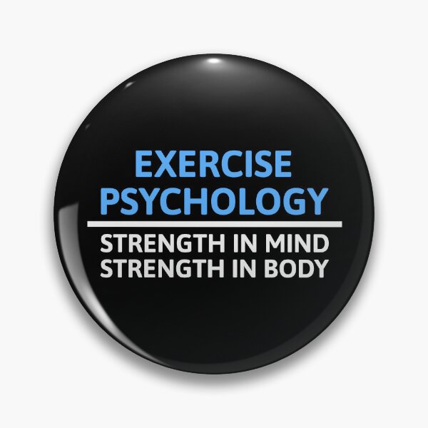 Item preview, Exercise Psychology. Strength In Mind, Strength In Body Black And White designed and sold by PMCreative.