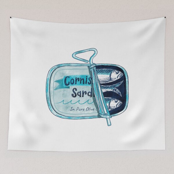 Item preview, Cornish Sardines in a Tin designed and sold by SarahWhittle.