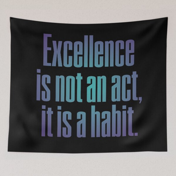 Item preview, Excellence is not an act, it is a habit. v.1 designed and sold by x1brett.