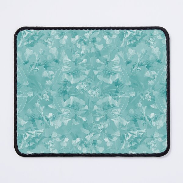 Item preview, Virginia Bluebells Monochrome Light Teal Repeat 5748 designed and sold by Art in My Loft.