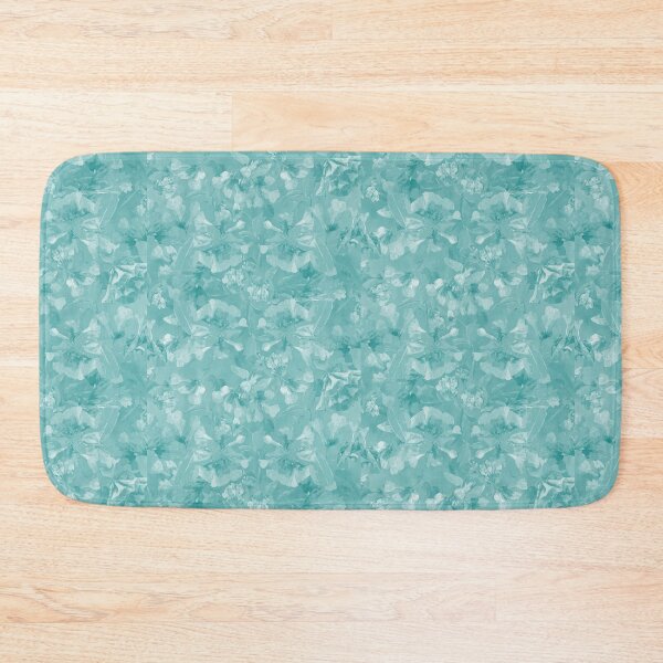 Item preview, Virginia Bluebells Monochrome Light Teal Repeat 5748 designed and sold by Art in My Loft.