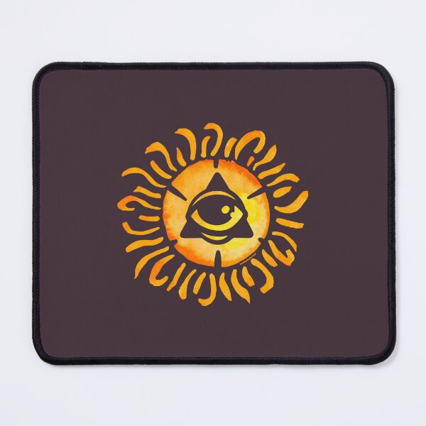 Item preview, Triangle Eye Orange | Sun Collection | Fashion Pattern designed and sold by monkeybusiness.pt.