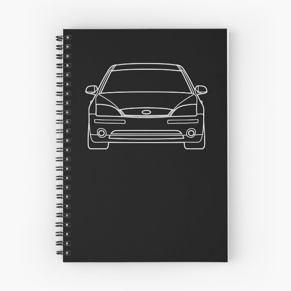 Item preview, Ford Mondeo Mk3 2000-2003 front white lined art designed and sold by EdimDesign.
