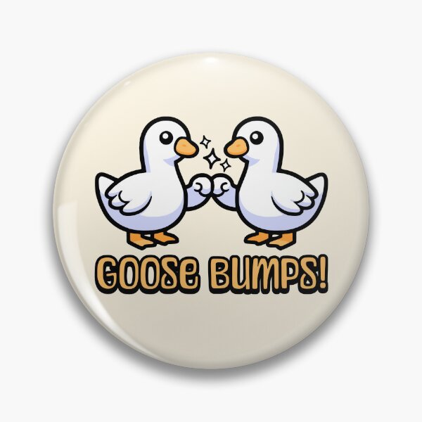 Item preview, Goose Bumps! Cute Goose Pun Cartoon designed and sold by PMCreative.