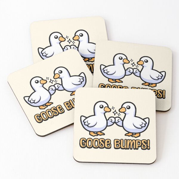 Item preview, Goose Bumps! Cute Goose Pun Cartoon designed and sold by PMCreative.