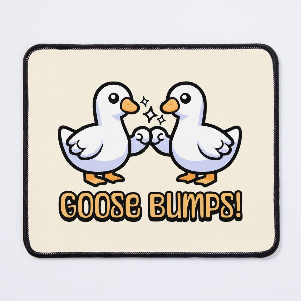 Item preview, Goose Bumps! Cute Goose Pun Cartoon designed and sold by PMCreative.