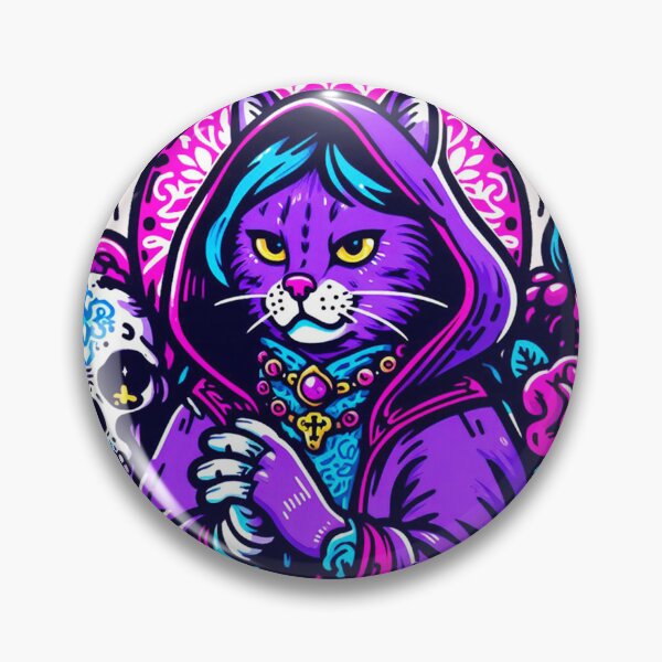 Item preview, Cat Necromancer designed and sold by Echonn.