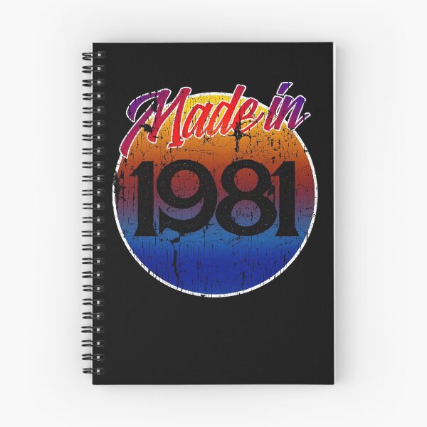 Item preview, Made In 1981 80s 37th Birthday Funny Colored Gift designed and sold by roarr.