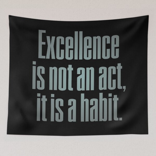 Item preview, Excellence is not an act, it is a habit. v.3 designed and sold by x1brett.