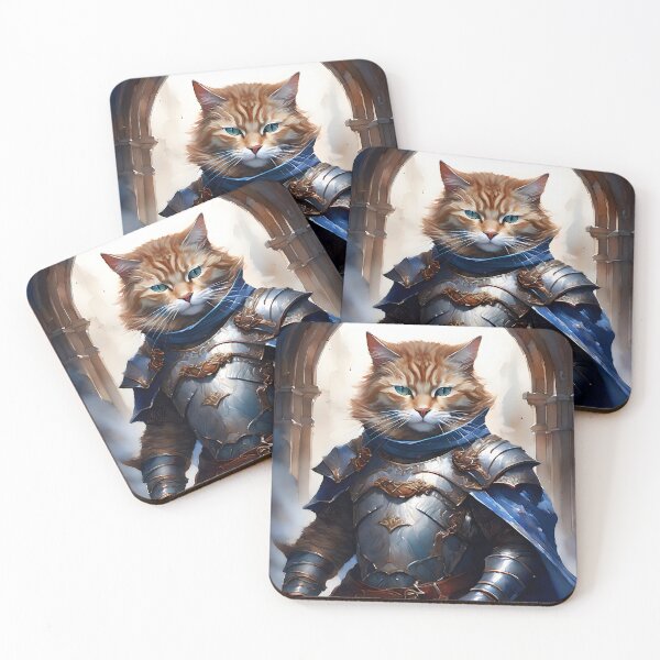 Item preview, Knight cat designed and sold by Jambonfromage.