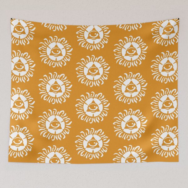 Item preview, Triangle Eye White | Sun Collection | Fashion Pattern designed and sold by monkeybusiness.pt.