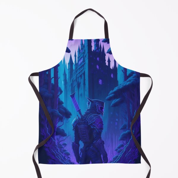 Item preview, Purple Cyberpunk Knight In Castle designed and sold by TondoMeander.