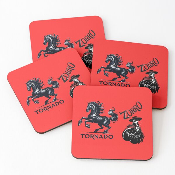 Item preview, Zorro and Tornado. Don Diego de la Vega. Zorro Fan Art. Gifts for Zorro Fans. designed and sold by LilianPixel.