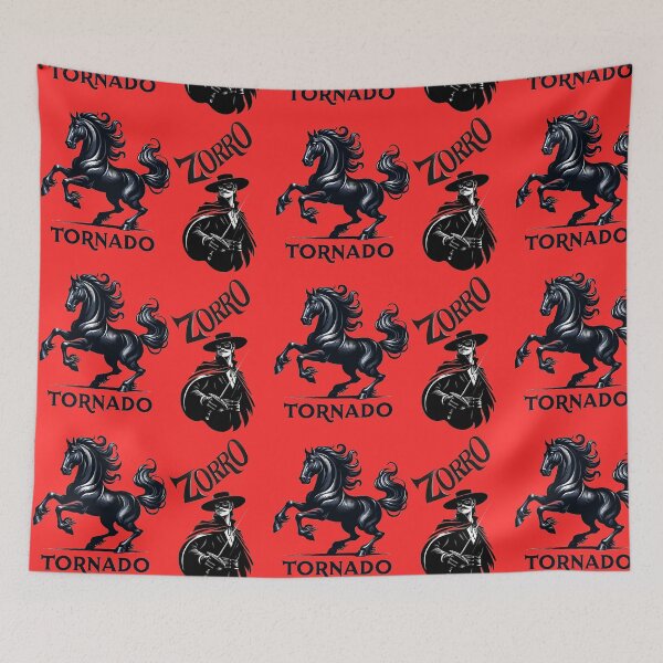 Item preview, Zorro and Tornado. Don Diego de la Vega. Zorro Fan Art. Gifts for Zorro Fans. designed and sold by LilianPixel.