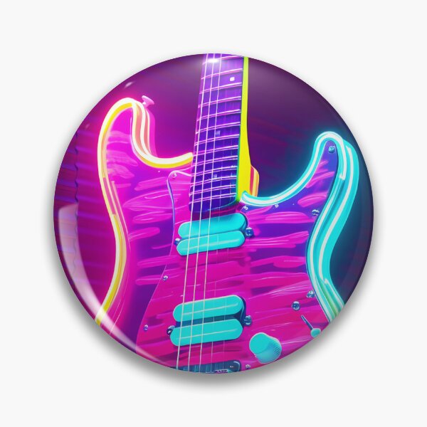 Item preview, Synthwave Guitar designed and sold by Hinata Lexy Lin.