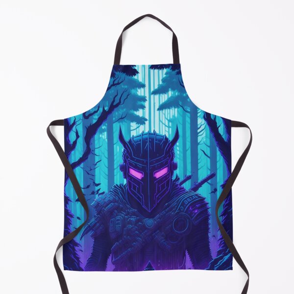 Item preview, Purple Cyberpunk Forest Knight designed and sold by TondoMeander.