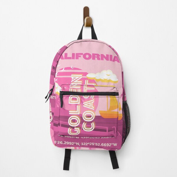 Item preview, California, Travel Art, Preppy, Pink designed and sold by Magic Love Art Print.