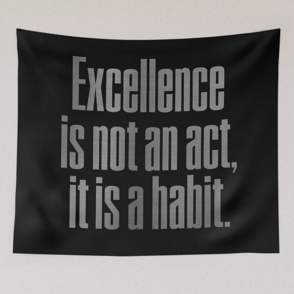 Item preview, Excellence is not an act, it is a habit. v.8 designed and sold by x1brett.