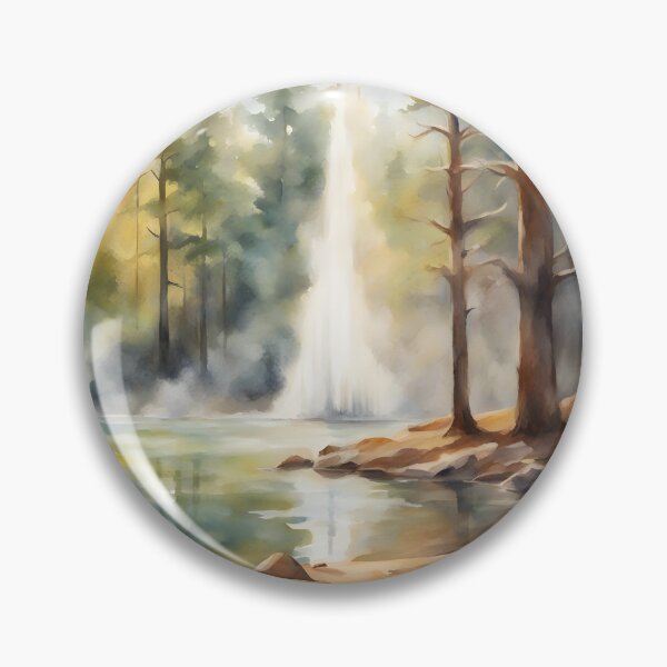 Item preview, Geyser in the Woods designed and sold by CalmnessbyChoice.