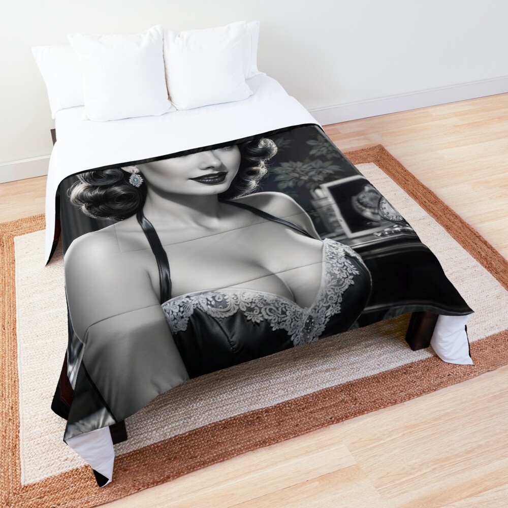 This Is An Interesting Story Mesmerizing AI Concept Art by Xzendor7 Decorative Comforter