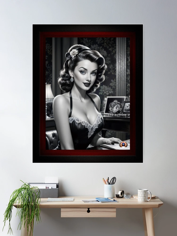 This Is An Interesting Story Mesmerizing AI Concept Art by Xzendor7 Room Decor Poster Art Print
