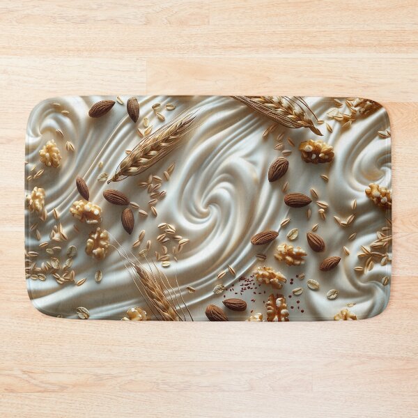 Item preview, Creamy Harvest: Almonds and Grains Swirl designed and sold by smartart42.