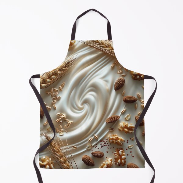 Item preview, Creamy Harvest: Almonds and Grains Swirl designed and sold by smartart42.