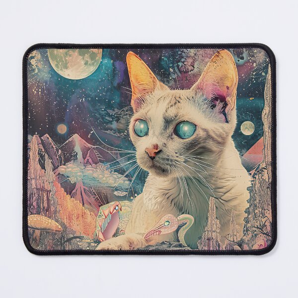 Item preview, A Feline's Laser-Lit Odyssey designed and sold by StrawberryStudio.