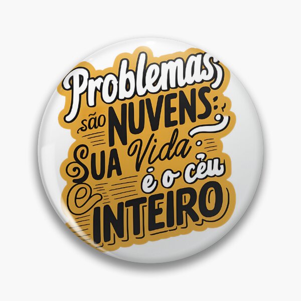 Item preview, Problemas são nuvens designed and sold by GestaltTees.