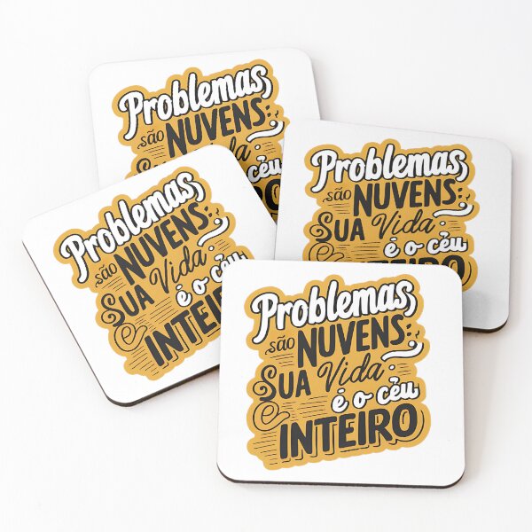 Item preview, Problemas são nuvens designed and sold by GestaltTees.