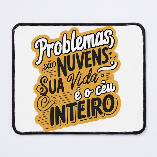 Item preview, Problemas são nuvens designed and sold by GestaltTees.