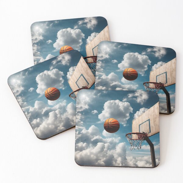 Item preview, Basketball Hoop Dreams in Clouds designed and sold by Sheggie-2-Art.