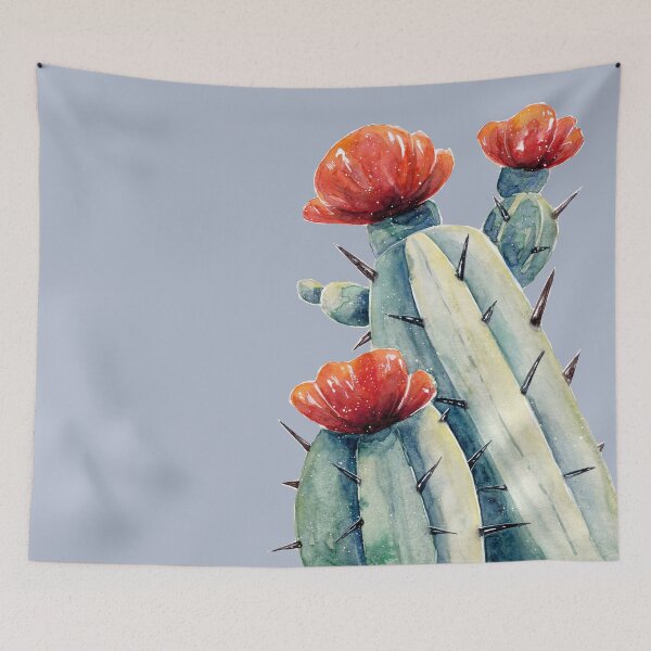 Item preview, Blooming Cactus - Watercolour Painting designed and sold by Pattokarts.