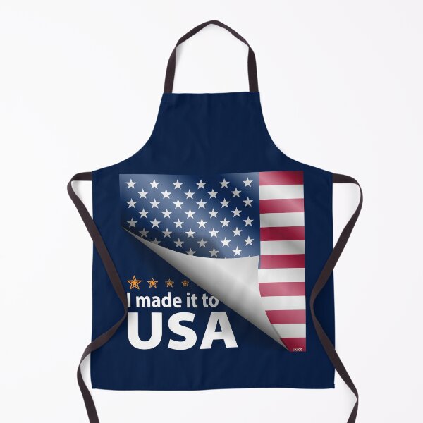 Item preview, I Made It To The USA Flag Sticker T-Shirt 01 designed and sold by LocationInks.