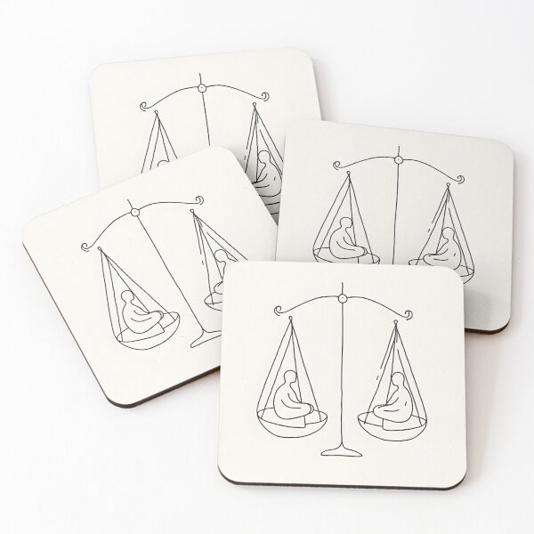 Item preview, Balance of Humanity: Scales of Mindfulness designed and sold by HolyHuesGallery.