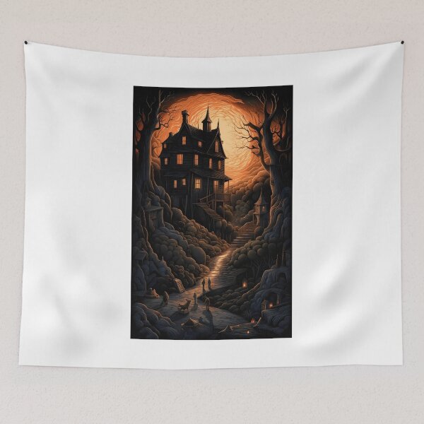 Item preview, Somber & eerie fantasy home in nature designed and sold by K1ndo.