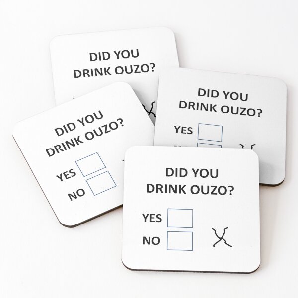 Item preview, Drink Ouzo yes-no designed and sold by Spartan0009.