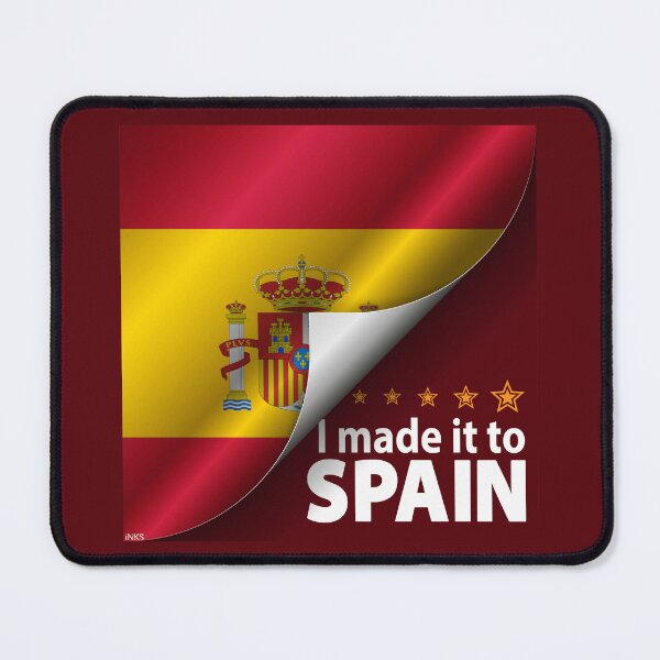 Item preview, I Made It To SPAIN Flag Espana Spanish Flag Sticker T-Shirt 01 designed and sold by LocationInks.