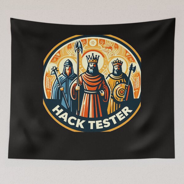 Item preview, Hacktester Logo (Design 4) designed and sold by LeoRueck.