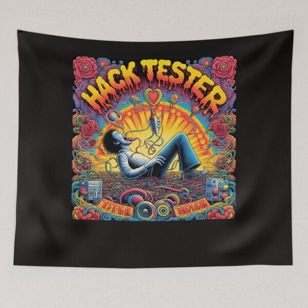 Item preview, Hacktester Logo (Design 7) designed and sold by LeoRueck.