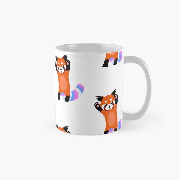 Item preview, Trans pride red panda PRIDE COLLECTION designed and sold by gobroadway.