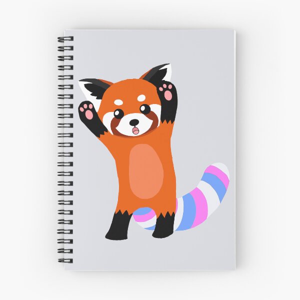 Item preview, Trans pride red panda PRIDE COLLECTION designed and sold by gobroadway.