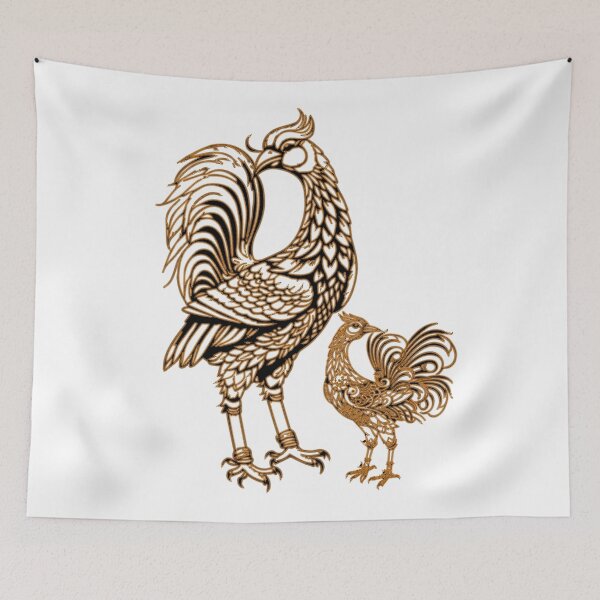 Item preview,  mosic Line Thai No.3 birds thai style traditional Drawing Tattoo design Thai pattern  art designed and sold by Bspaces.