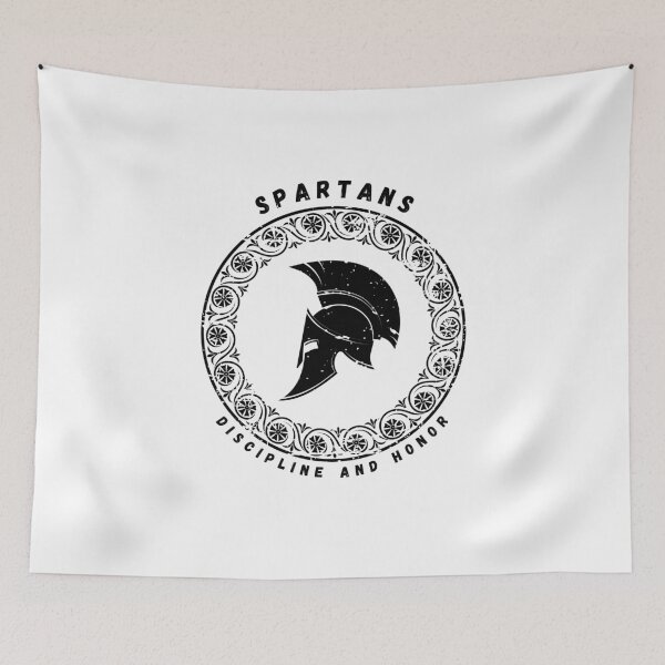 Item preview, Spartans - discipline and honor designed and sold by Miki  Design.