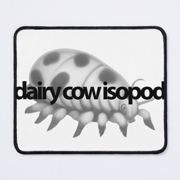 Item preview, Dairy Cow Isopod black and white Design designed and sold by HEFTALICA.