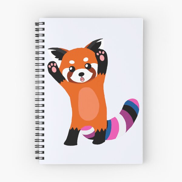 Item preview, Gender fluid red panda PRIDE COLLECTION designed and sold by gobroadway.