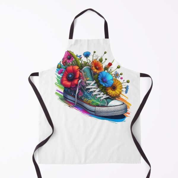 Item preview, Aesthetic shoe with flowers designed and sold by iclipart.