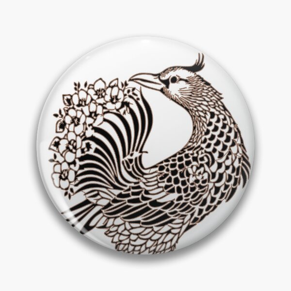 Item preview, mosic Line Thai No.4 birds thai style traditional Drawing Tattoo design Thai pattern  art designed and sold by Bspaces.