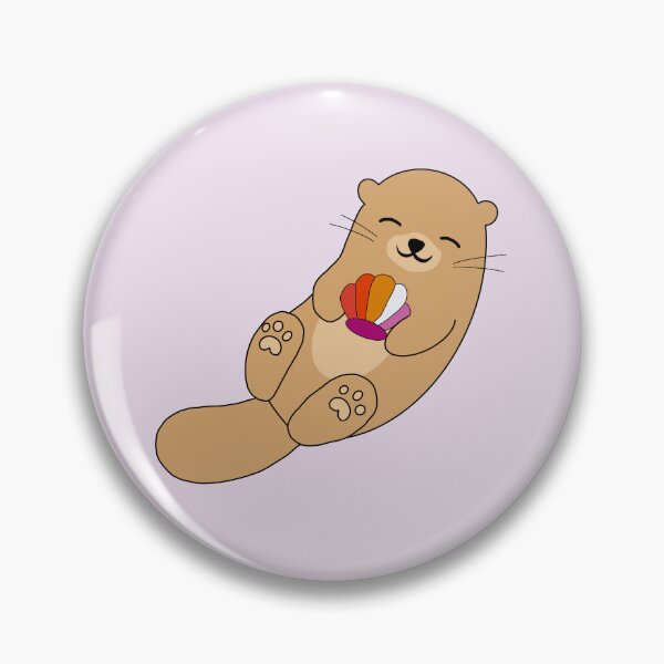 Item preview, Lesbian Otter PRIDE COLLECTION designed and sold by gobroadway.